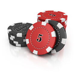 Baccarat game in action
