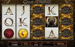 Game of thrones slot machine
