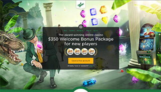 Mr Green casino screenshot
