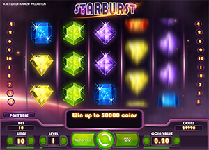 Starburst slot