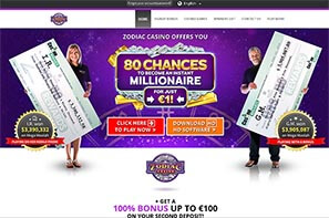 Zodiac Casino screenshot